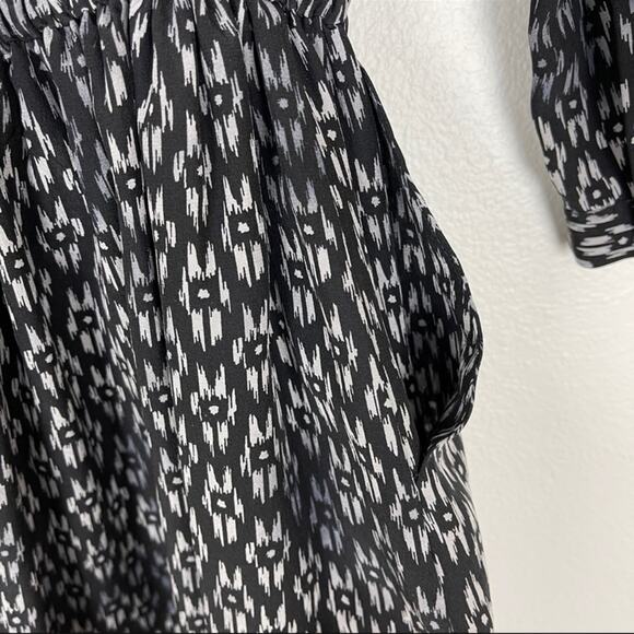 Rebecca Taylor Box Step Silk Dress Size 2 - Picture 7 of 11